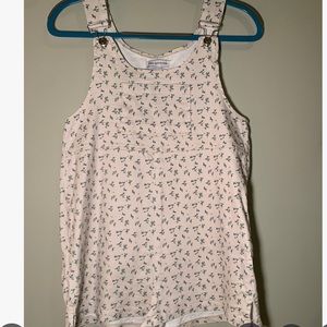 Urban Outfitters Floral Denim Overalls